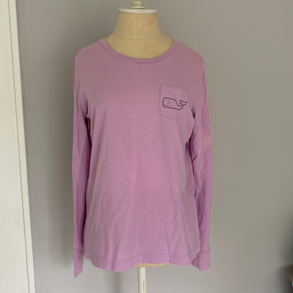 Vineyard vines long sleeve tee lavender